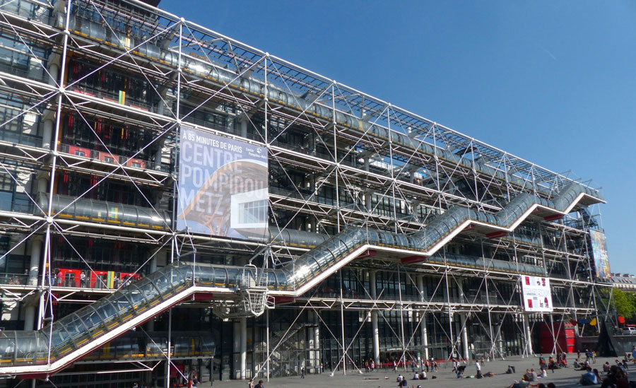 Pompidou museum front